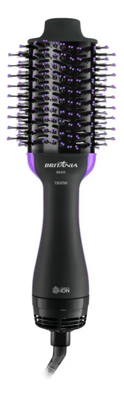 Escova Secadora Britânia BES35 Nanocerâmica 4 em 1 1300W Bivolt