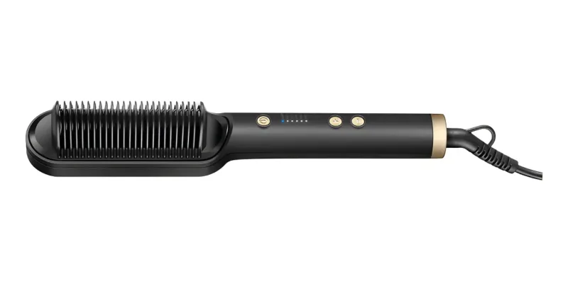 Escova Alisadora Mondial Black Gold Argan EA-06 Bivolt