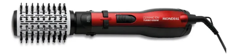 Escova Rotativa Mondial Ceramic Íon Turbo ER-09 1200W